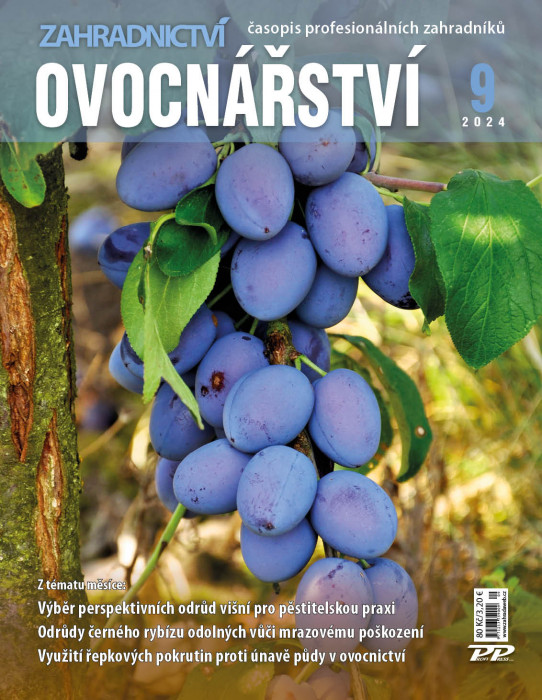Obálka titulu Zahradnictví/Vinař - Sadař - vydanie č. 9/2024