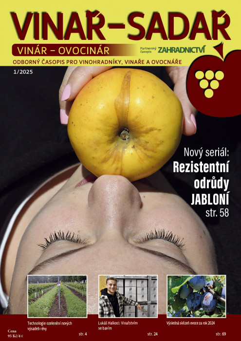 Obálka titulu Zahradnictví/Vinař - Sadař - vydanie č. 2/2025