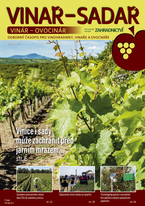 Obálka titulu Zahradnictví/Vinař - Sadař - vydanie č. 6/2025