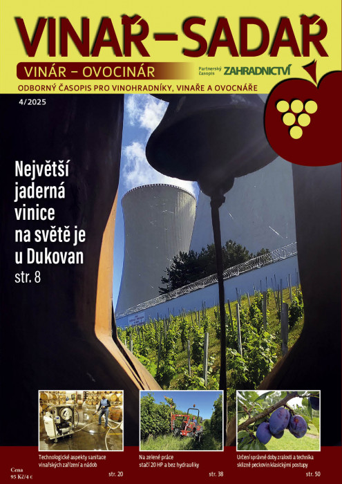 Obálka titulu Zahradnictví/Vinař - Sadař - vydanie č. 8/2025