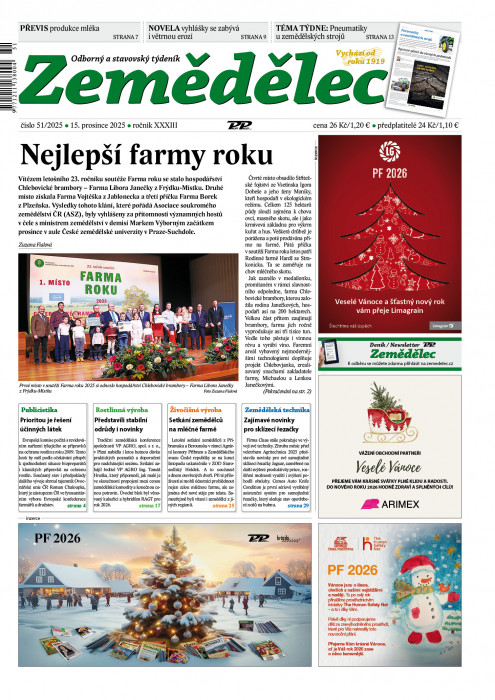 Obálka titulu Zemědělec