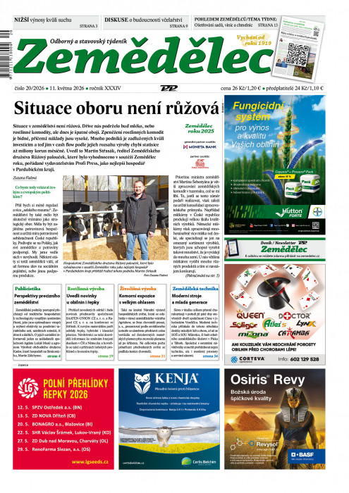 Obálka titulu Zemědělec