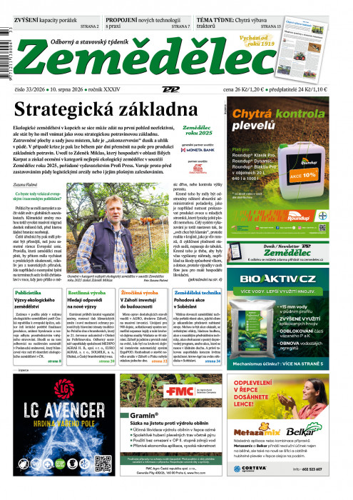 Obálka titulu Zemědělec